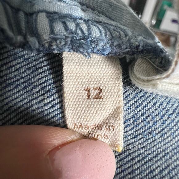 SOFT SURROUNDINGS Straight Leg Ankle Jeans High Rise Medium Wash Denim Size 12 - Picture 8 of 9